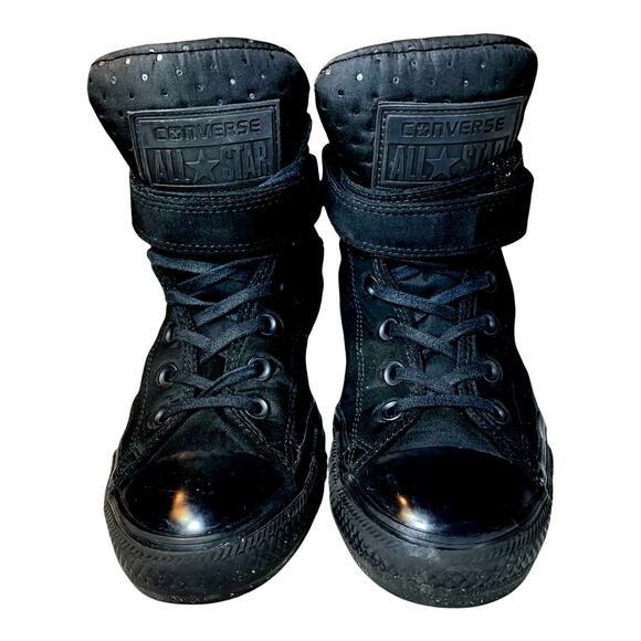 Converse Chuck Taylor All Star Brea HI Hight Top Sneakers Ankle Support Blk US8 - Picture 3 of 8